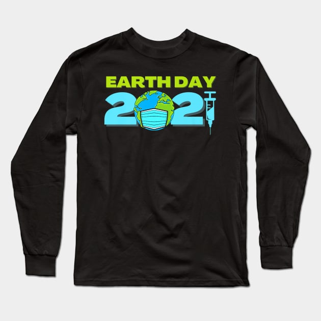Earthday 2021 Long Sleeve T-Shirt by sevalyilmazardal